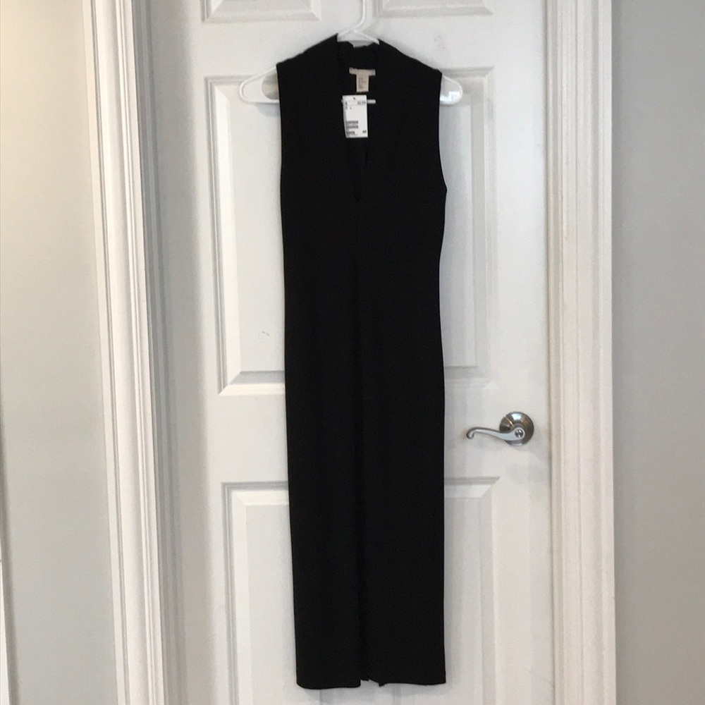 H&M bodycon v-neck midi dress